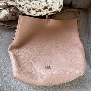 MK Michael Kors pink hobo style crossbody soft leather